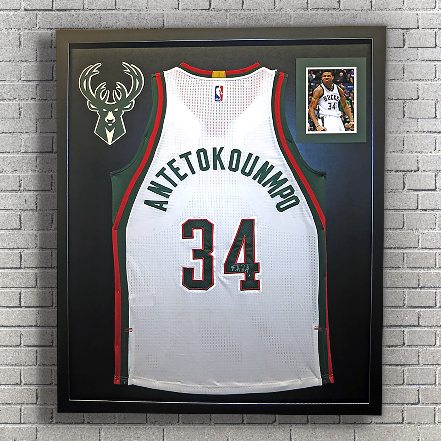 Basketball Jersey Custom Frame - The Great Frame Up :: Whitefish Bay